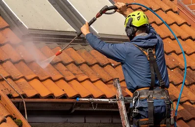 Démoussage et hydrofuge de toiture à Assenay